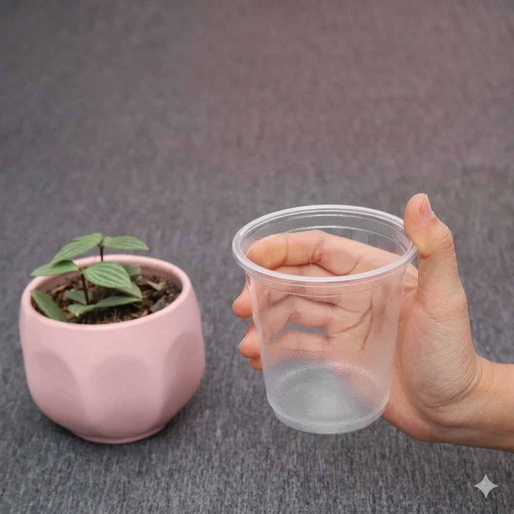 Ly nhựa không nắp PP