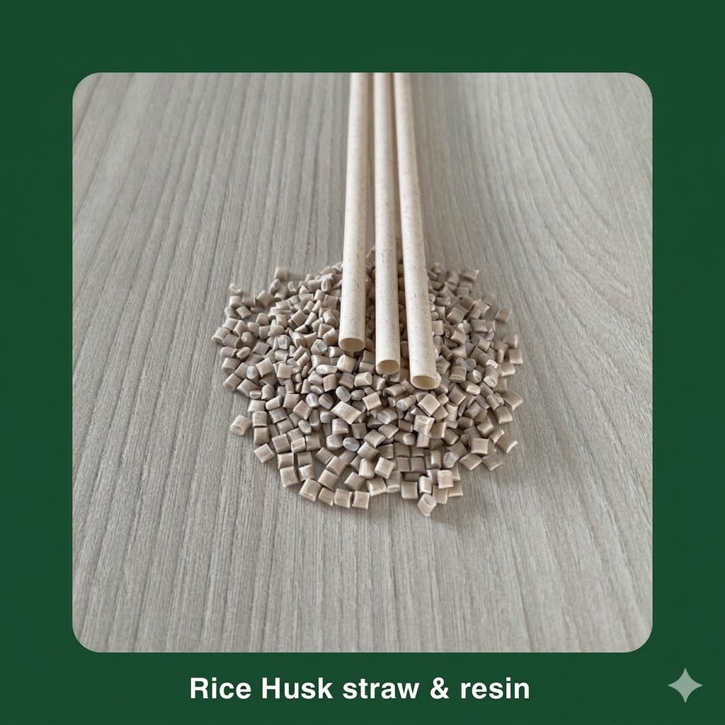 Hạt nhựa sinh học từ vỏ trấu